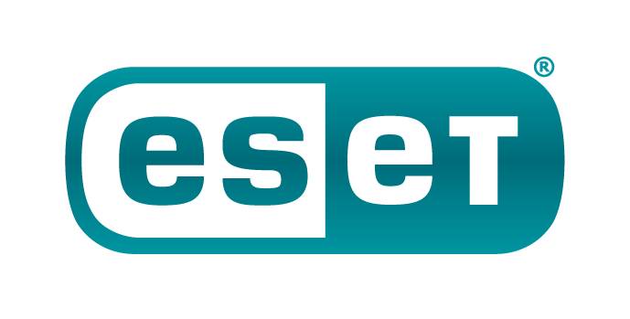 ESET logo - Lozenge - Colour - Mid Grey tag - RGB